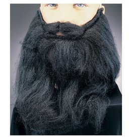 Rubie's Costumes 14" Long Character Beard, Black, Adult