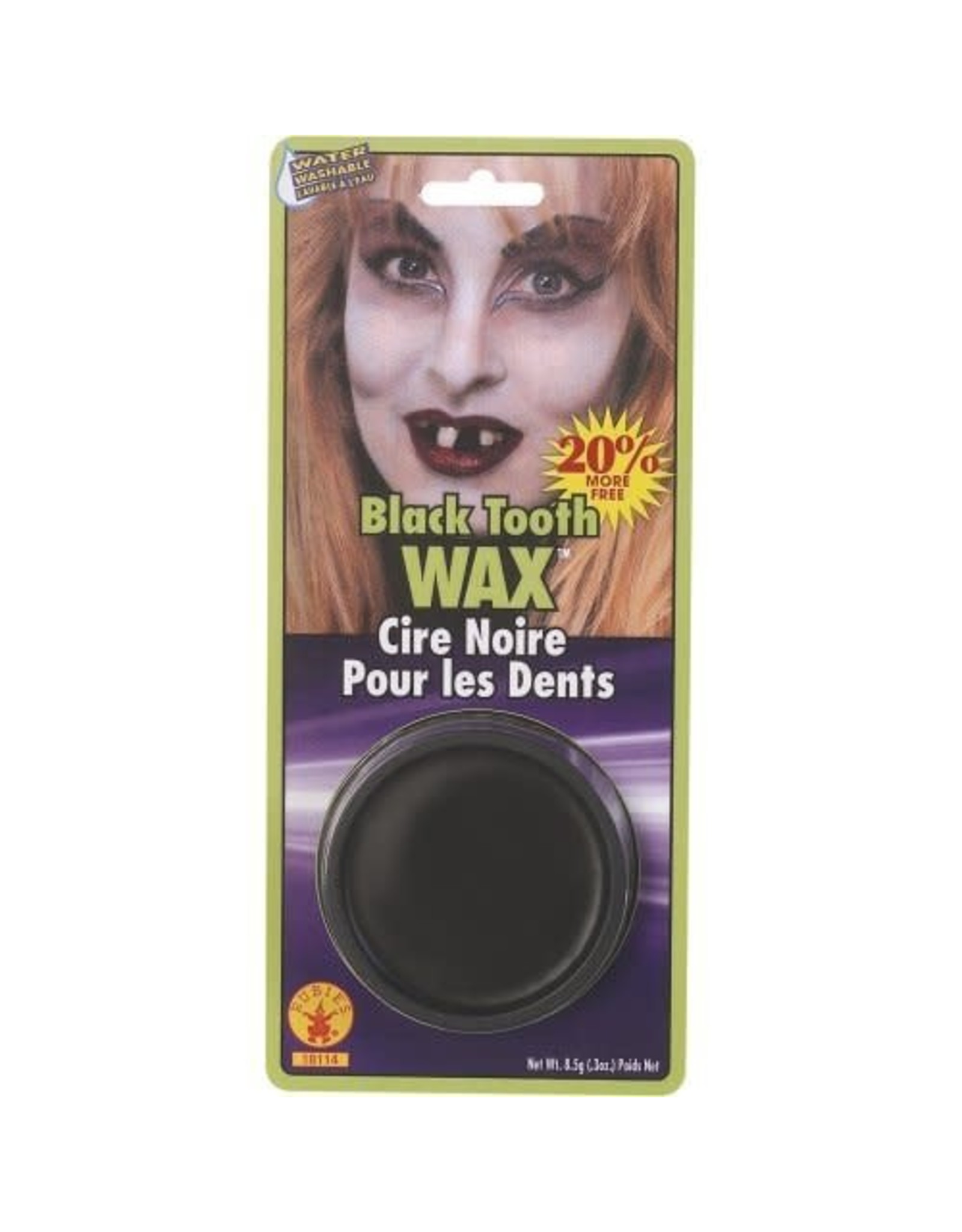 Rubie's Costumes Black Tooth Wax, Black