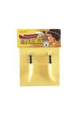 Rubie's Costumes Caveman Earrings, Multi
