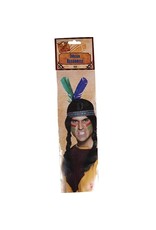Smiffys NATIVE AMERICAN HEAD BAND W/FEATHERS