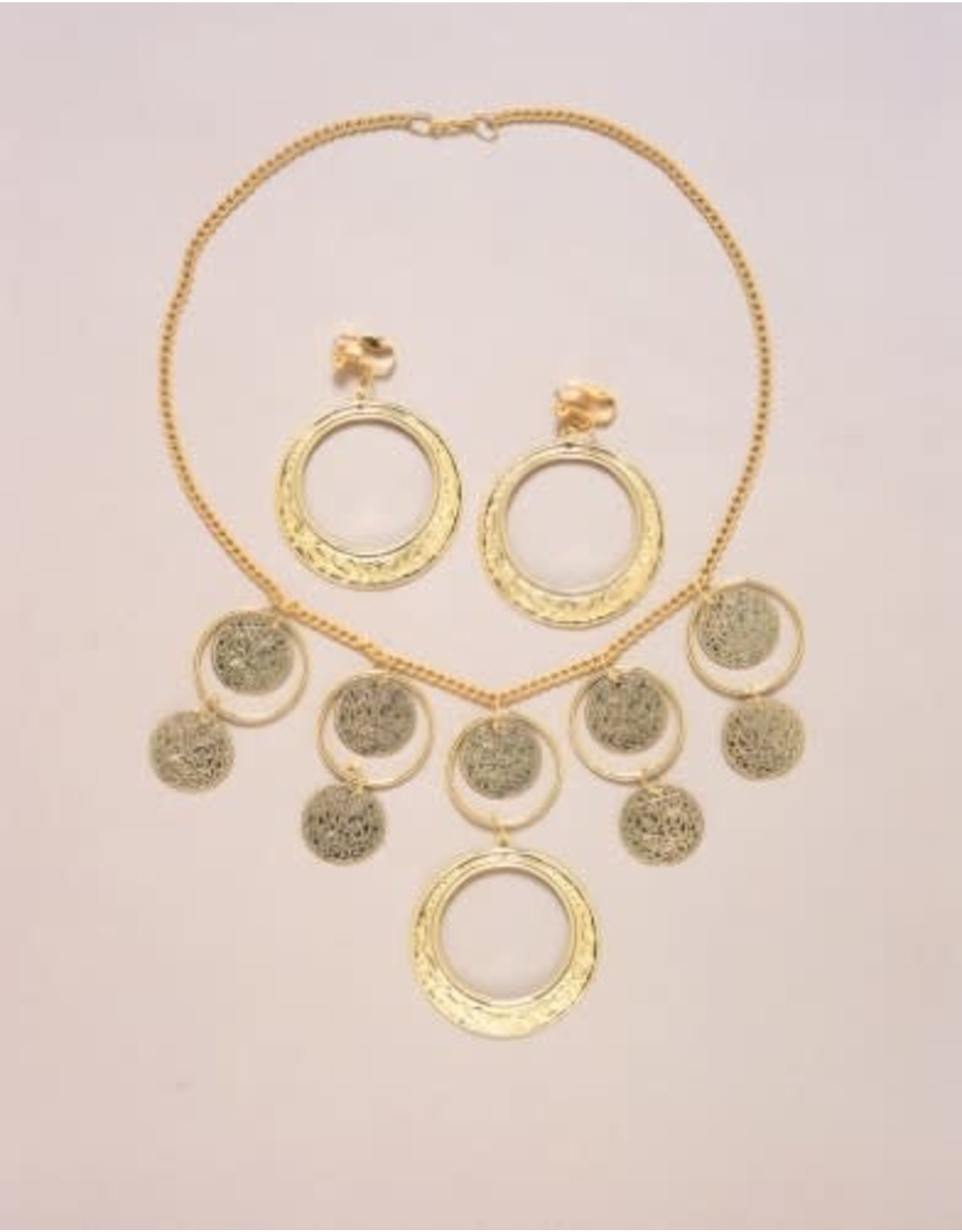 Rubie's Costumes Feelin Groovy Far Out Jewelry Set, Gold