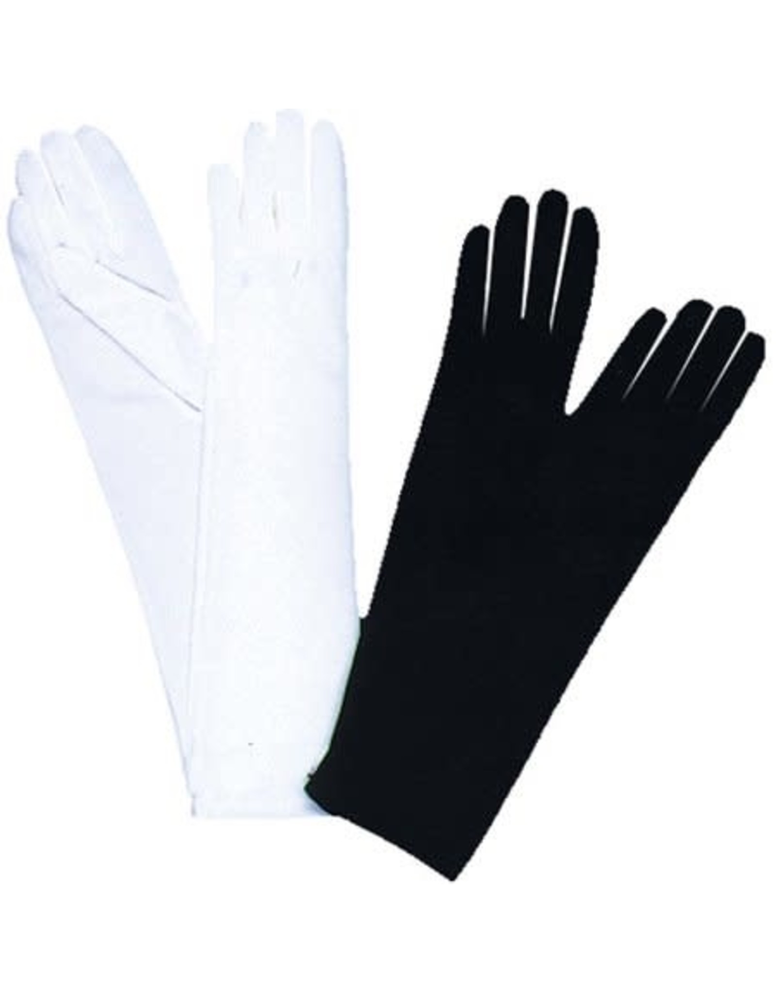 Fun World 20.5" Opera Gloves - BLACK