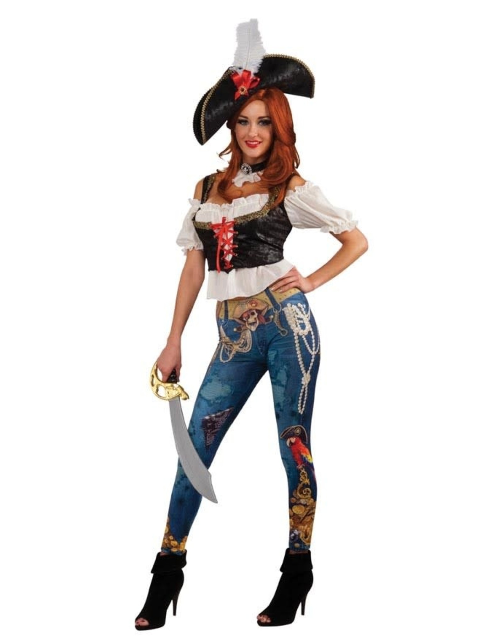 Rubie's Costumes Pirate Booty, Black Blue, Osfm - One Size Fits Most