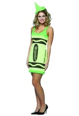 Rasta Imposta Screamin Green Crayon Dress, Green, One Size