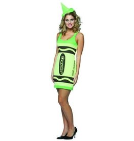 Rasta Imposta Screamin Green Crayon Dress, Green, One Size