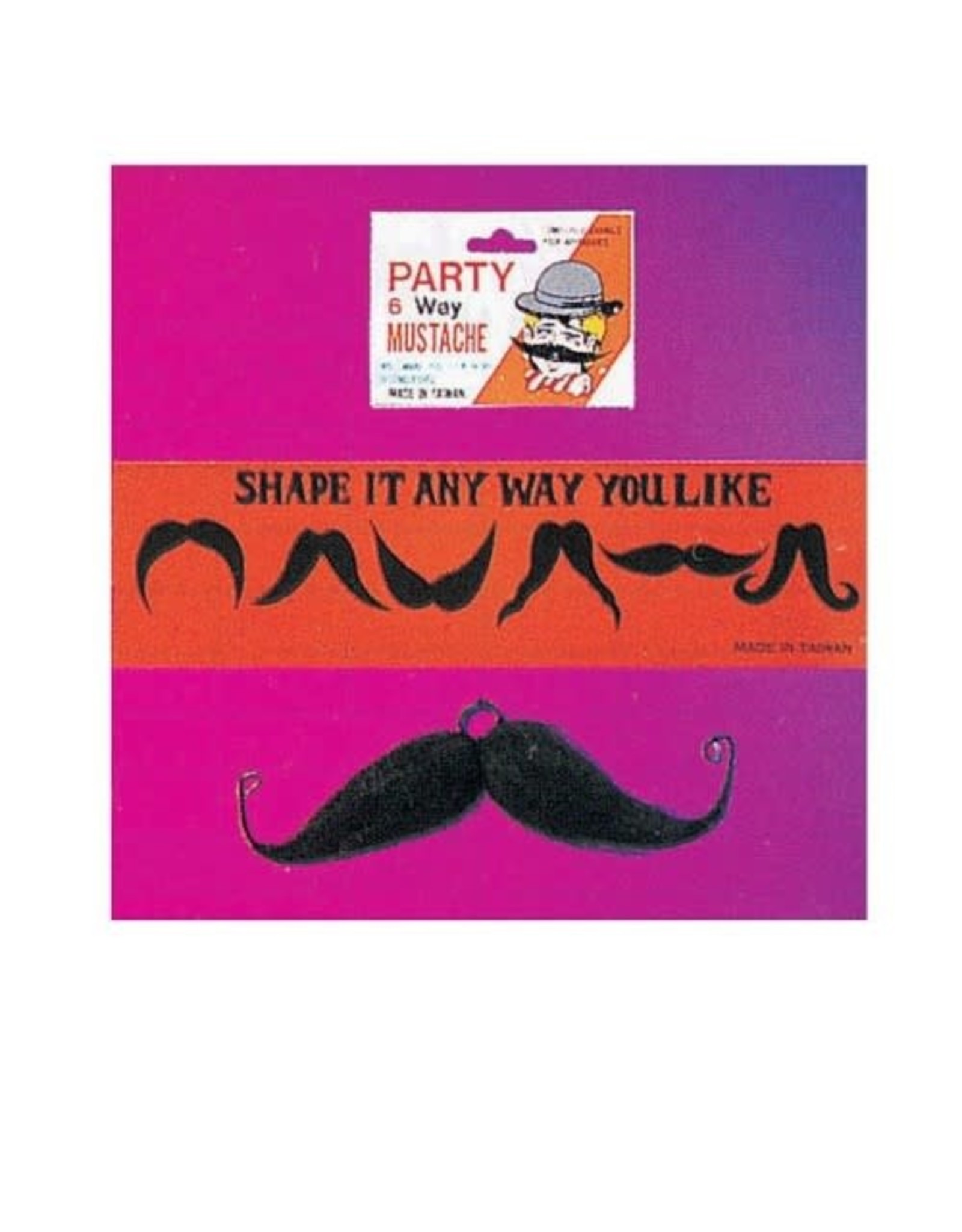 Rubie's Costumes 6-Way Moustache Adult Halloween Costume Accessory