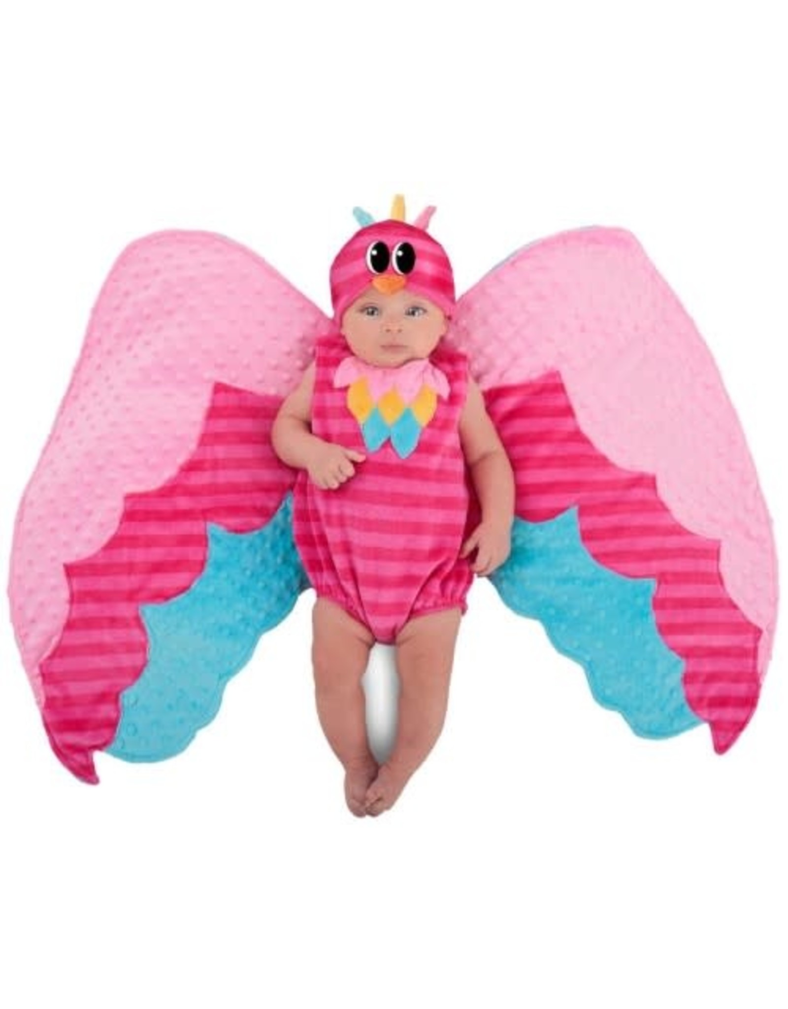 Princess Paradise Sweet Owl Swaddle Wings, Blue / Pink, 0-3 Months (Infant)
