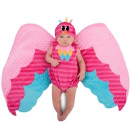 Princess Paradise Sweet Owl Swaddle Wings, Blue / Pink, 0-3 Months (Infant)