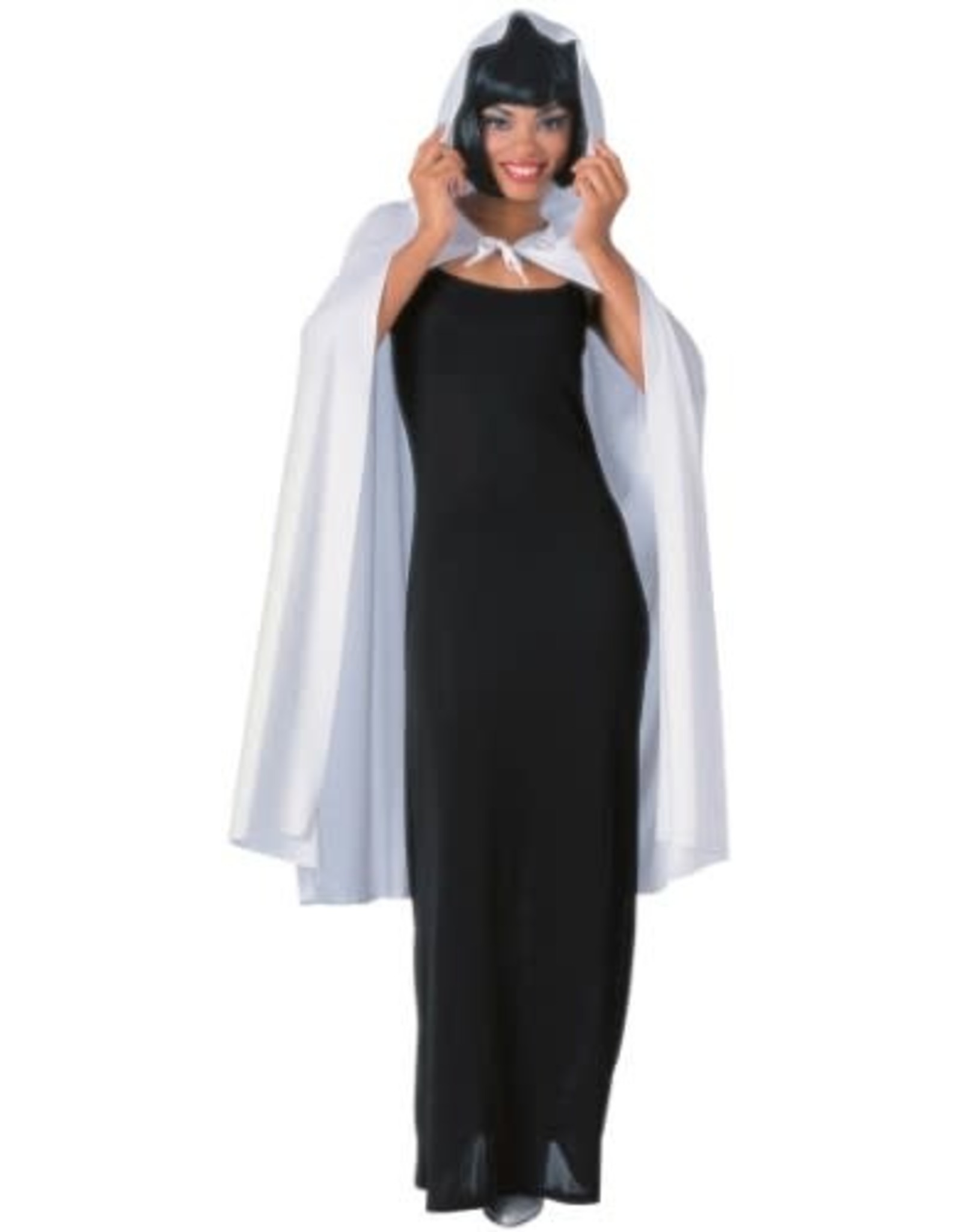 Rubie's Costumes White Hooded Cape, White, Osfm - One Size Fits Most