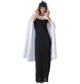 Rubie's Costumes White Hooded Cape, White, Osfm - One Size Fits Most