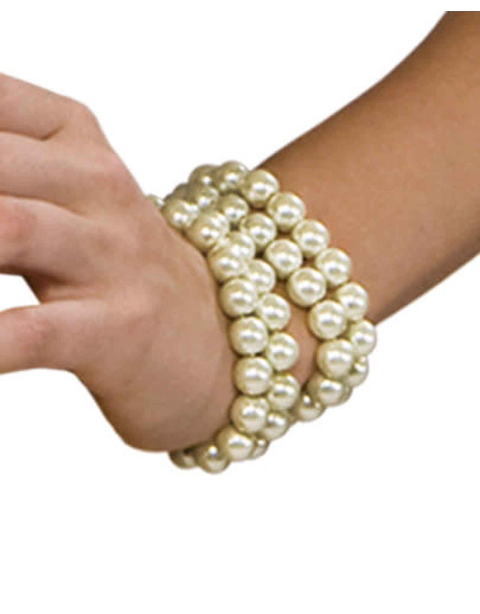 Rubie's Costumes White Pearl Bracelet, Pearl
