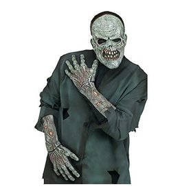 Fun World Zombie Glove W/ Arm, Grey, Osfm - One Size Fits Most