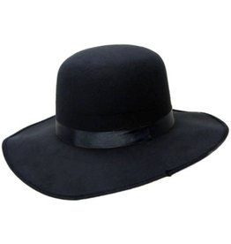 Jacobson Hat Co. Black Hats With Black Bow, Black, 24241Bkao