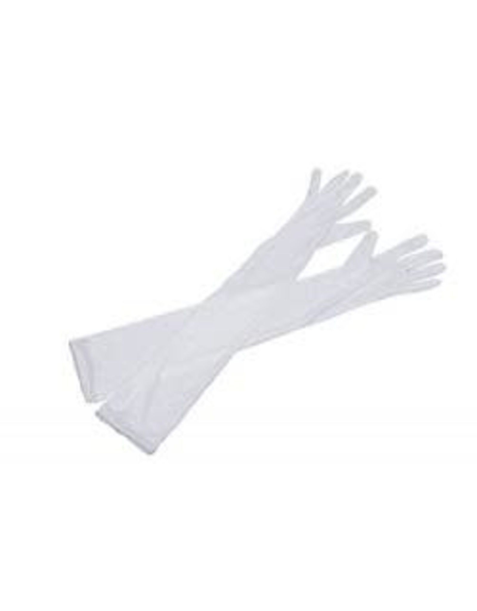 Jacobson Hat Co. Adult Elbow Length Stretch Gloves, White, Adult, 20633Whao