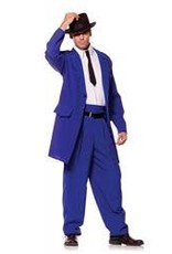 Underwraps Costumes Zoot Suit , Blue, Osfm - One Size Fits Most, 29073