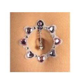 Rubie's Costumes Belly Jewels, Pink / Purple, 6554