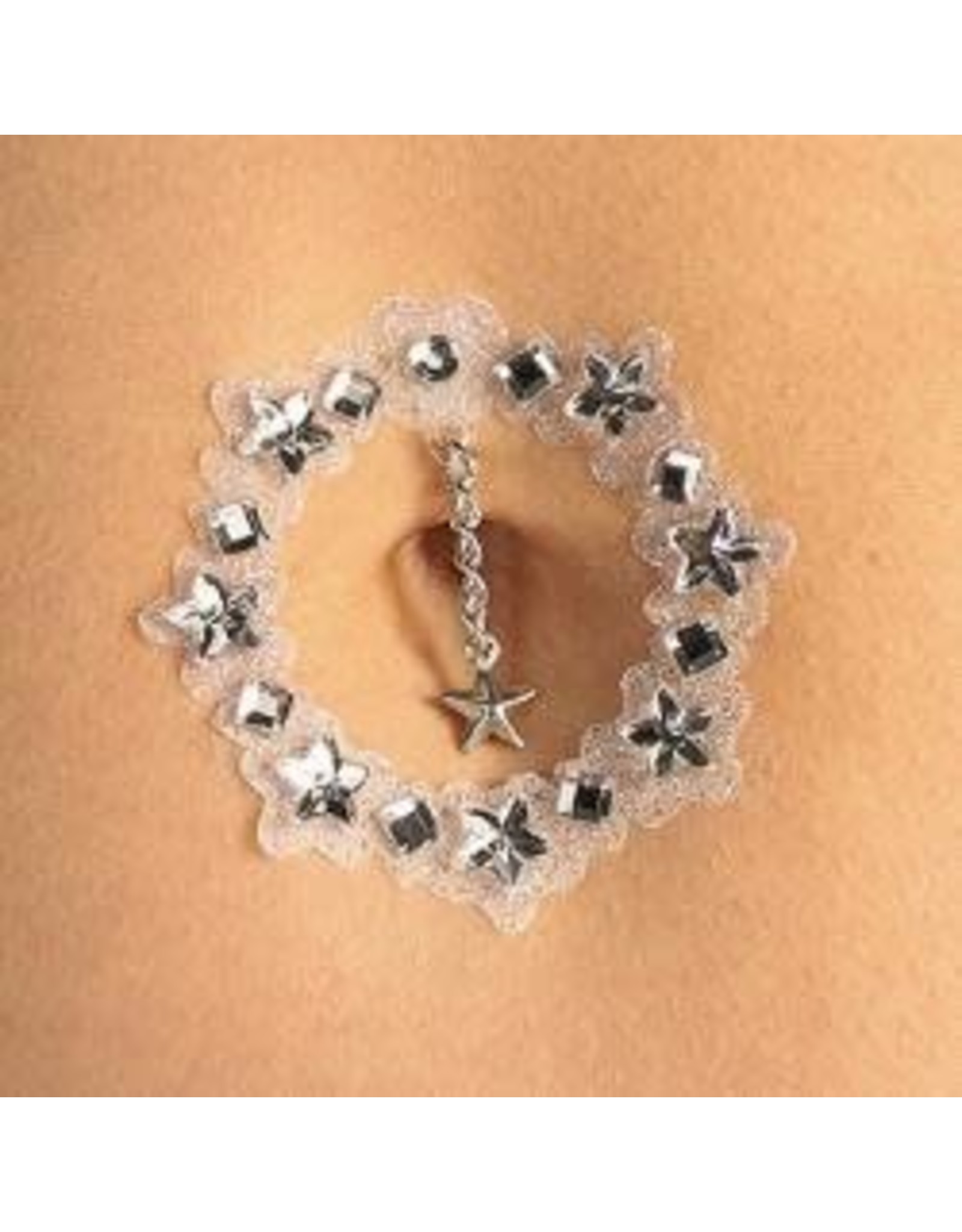 Rubie's Costumes Belly Jewels, Silver, 6556