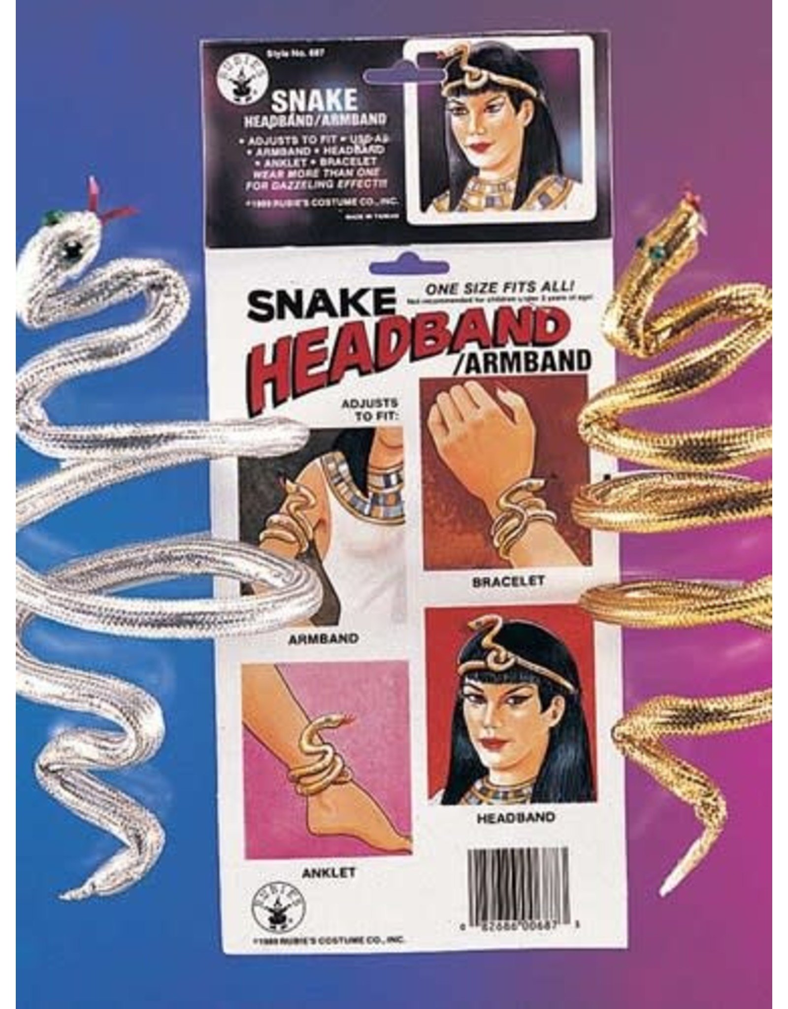 Rubie's Costumes Snake Arm Band, Gold, 687