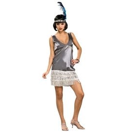 Rubie's Costumes Flapper, Gray, L - Large, 889185