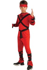 Rubie's Costumes Red Ninja, Red, L - Large