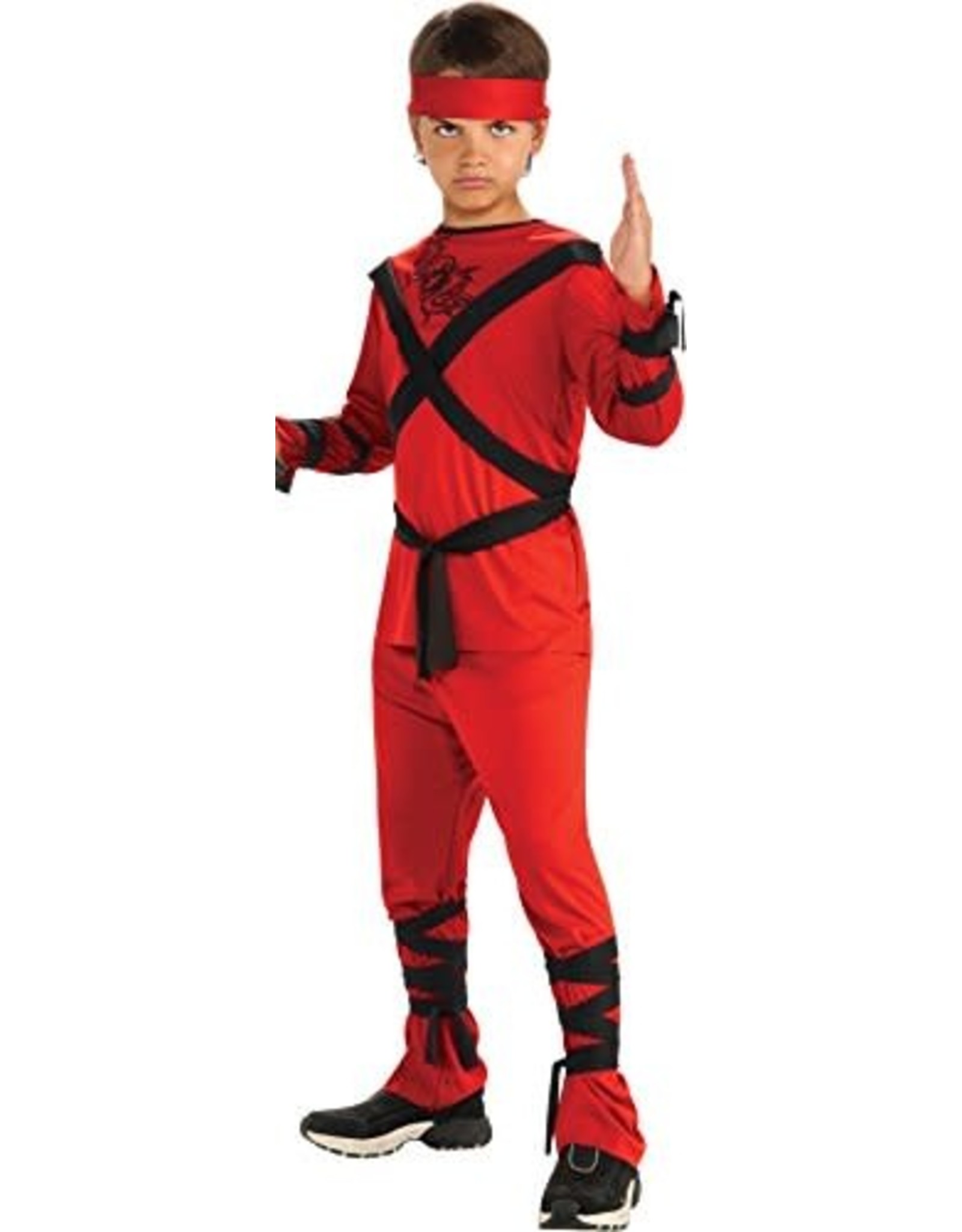 Rubie's Costumes Red Ninja, Red, L - Large