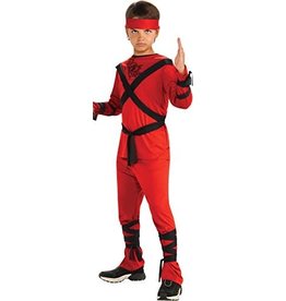 Rubie's Costumes Red Ninja, Red, L - Large