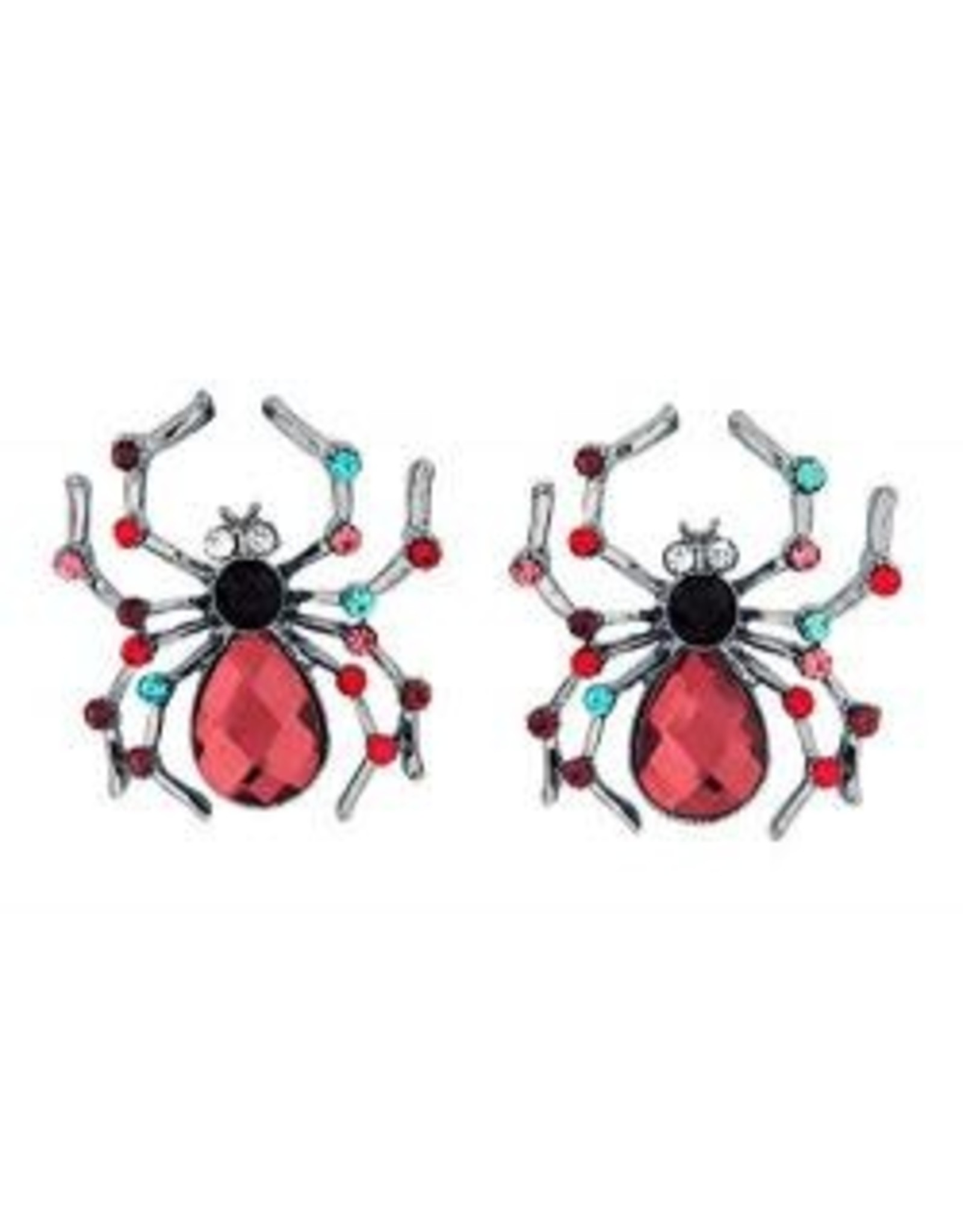Rubie's Costumes ACC MULTI COLOR SPIDER EARRINGS