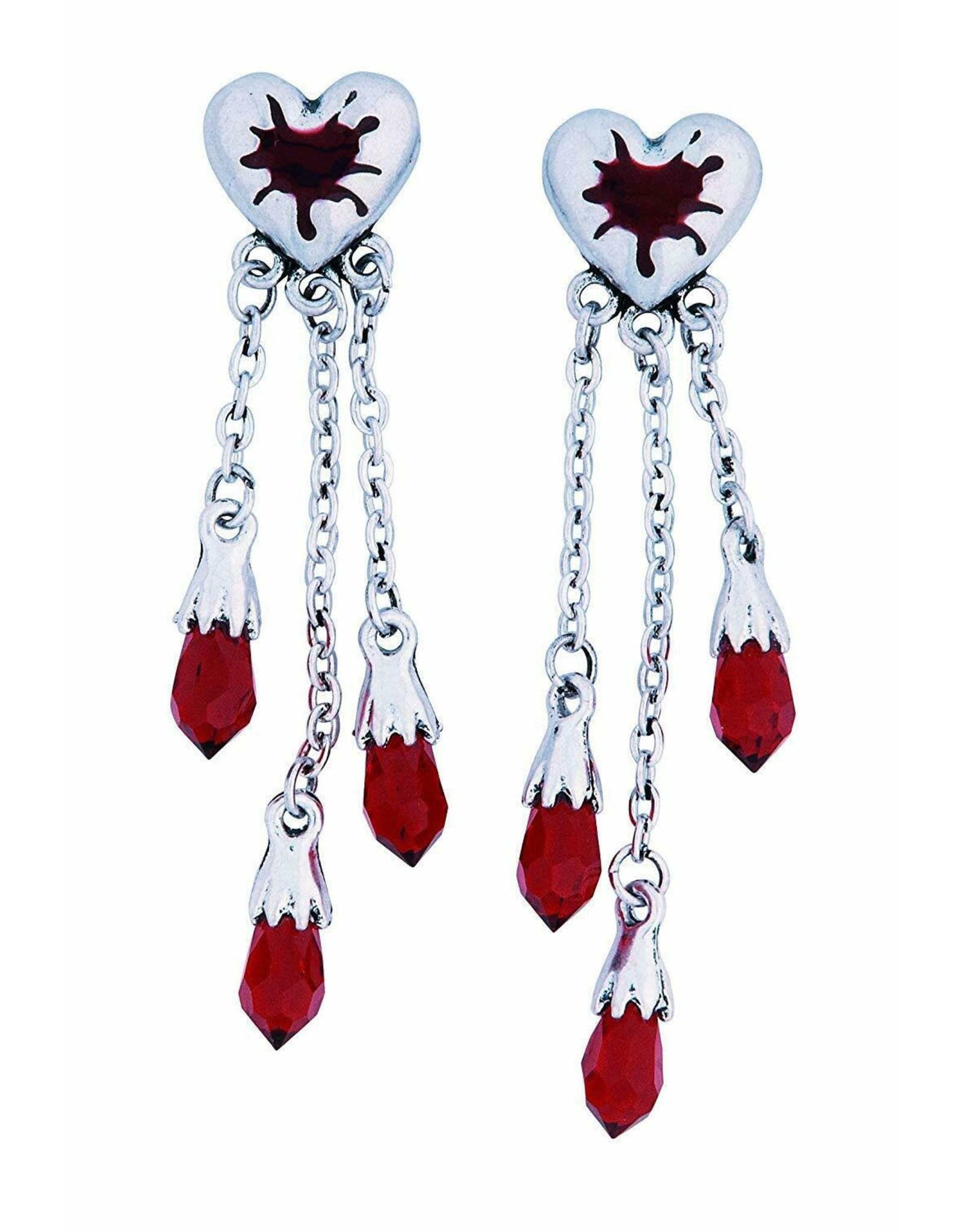 Rubie's Costumes ACC BLEEDING HEART EARRINGS