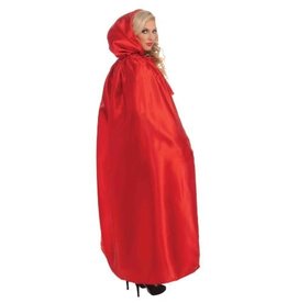 FANCY MASQUERADE CAPE-RED