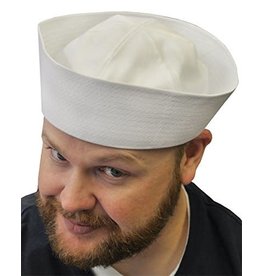 White Gob Hat Adult Assorted, SAILOR