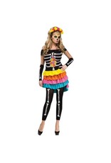 Day Of Dead Footless Leggings