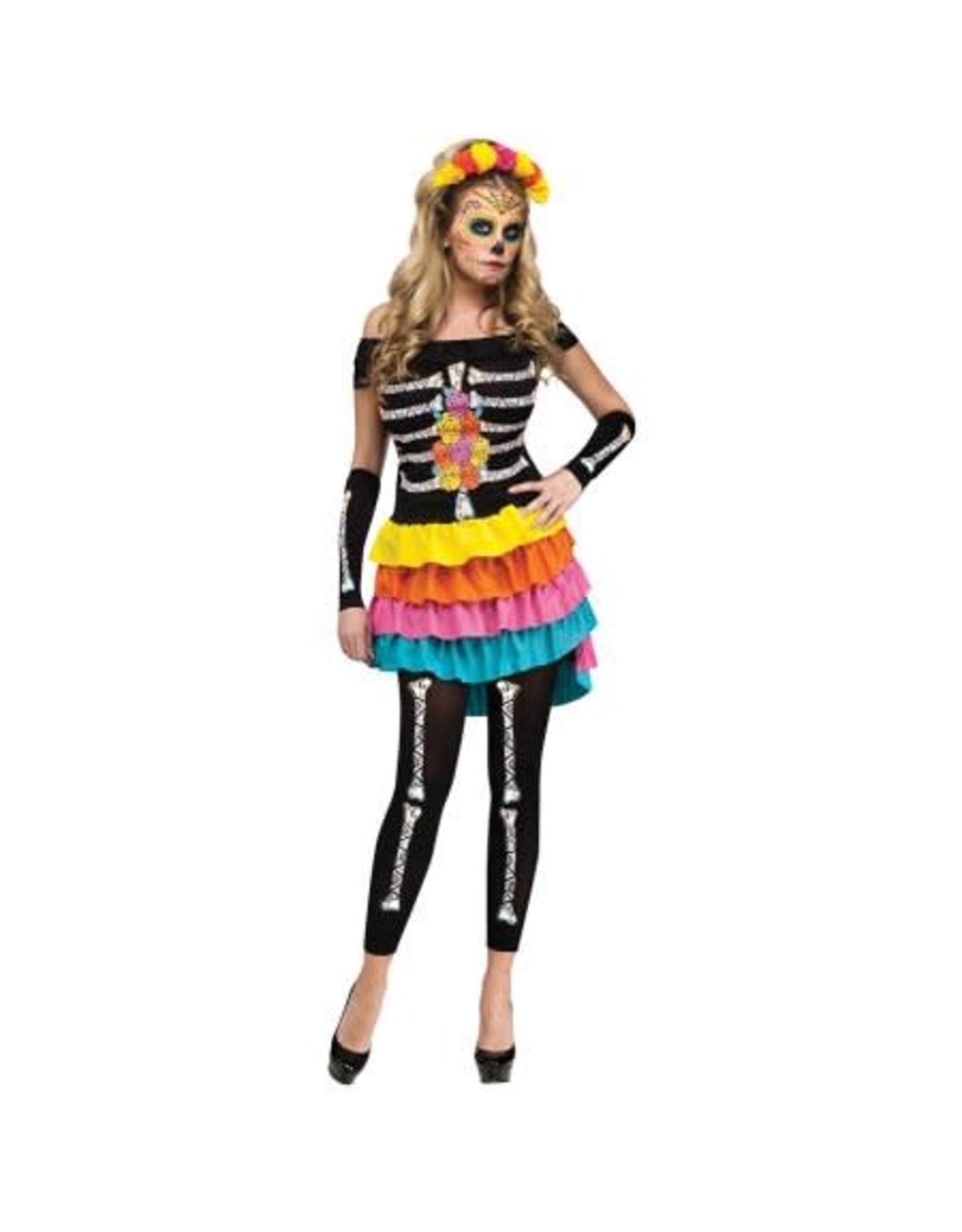 Day Of Dead Footless Leggings