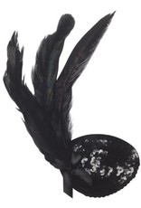 Sequin Feather Eye Patch