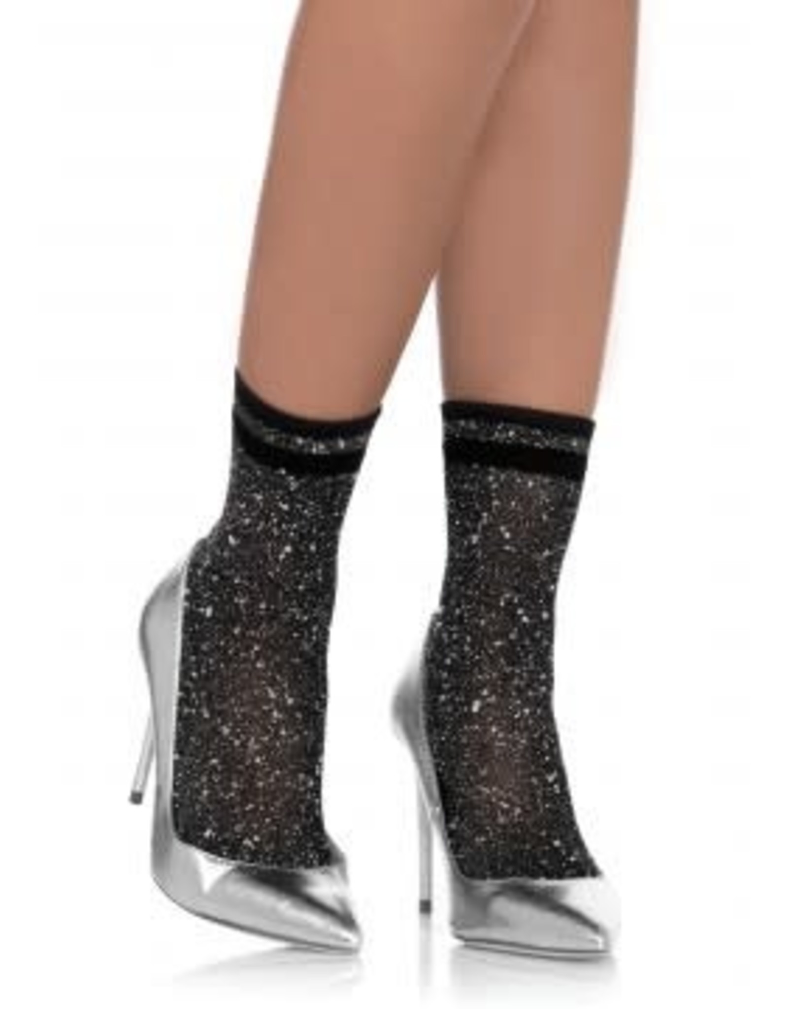Lurex anklets, O/S