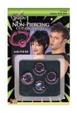BODY PIERC-JUMBO BALL RING-PNK