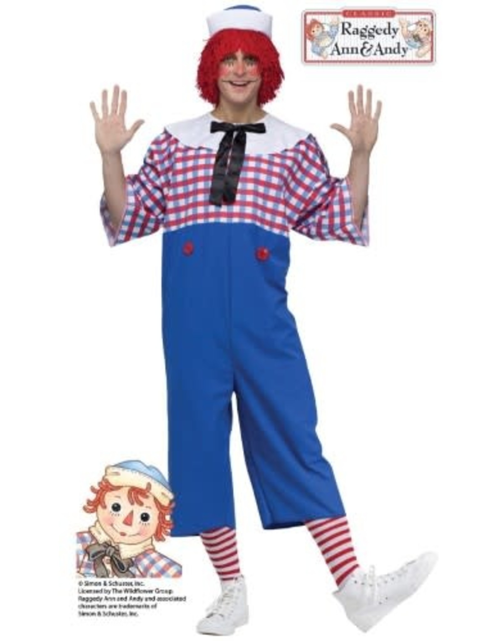 Raggedy Andy Adlt Cstm