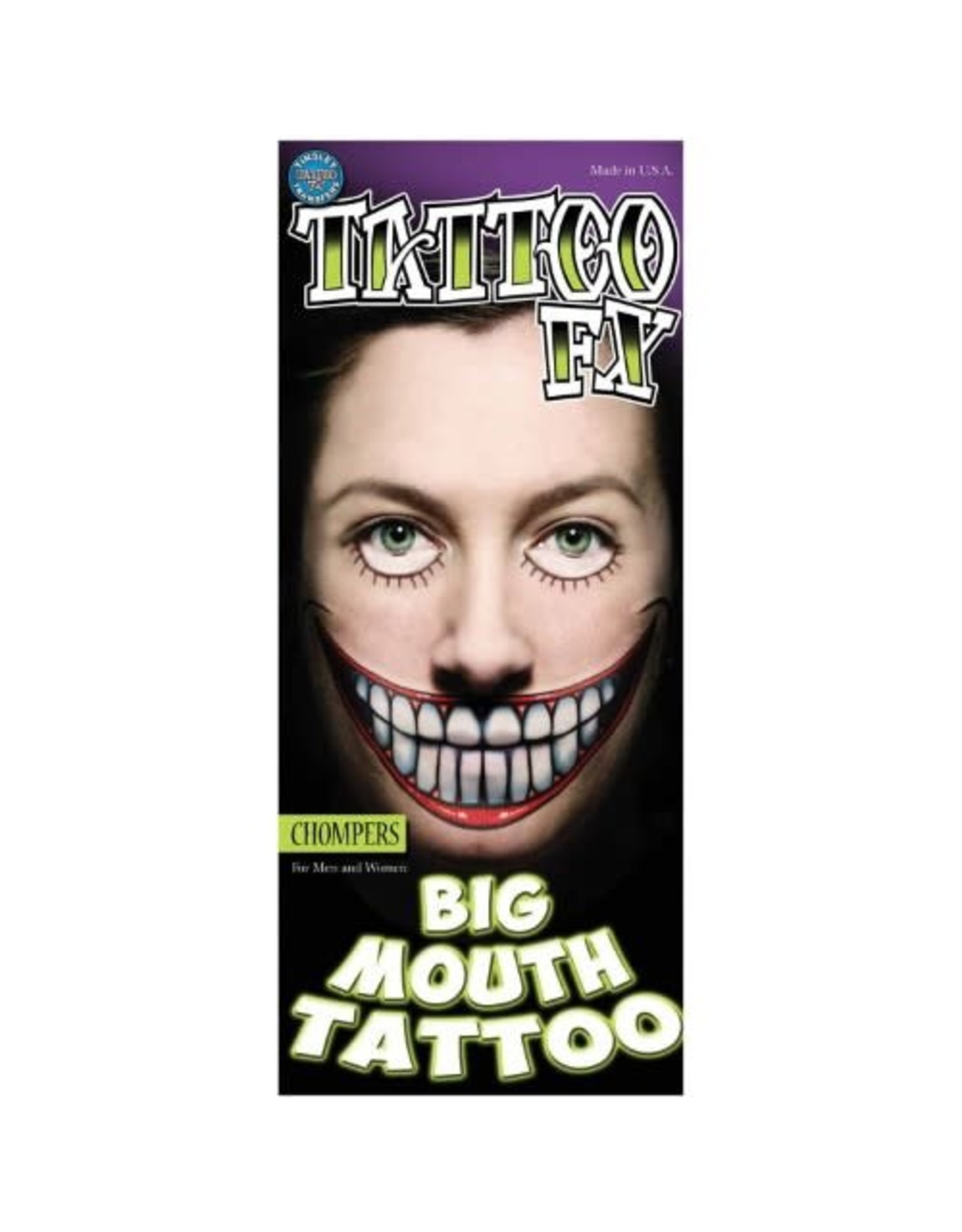 Chompers Big Mouth Tattoo