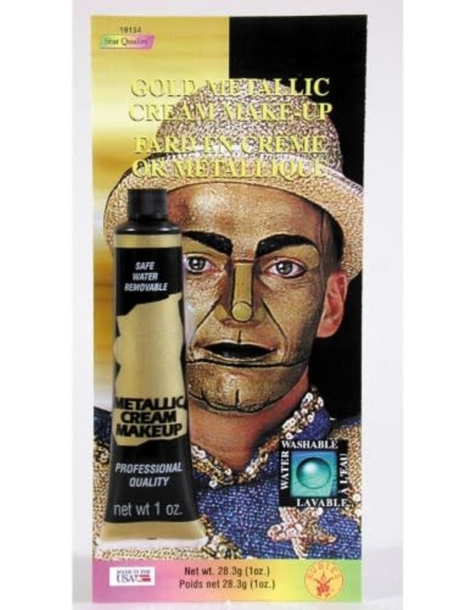 Rubie's Costumes MAU GOLD METALLC CREAM MAKEUP