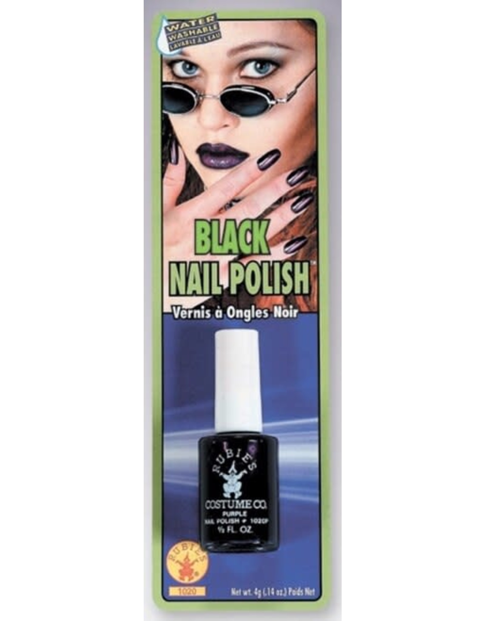 Rubie's Costumes MAU BLACK NAIL POLISH