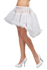 HI - LOW PETTISKIRT / ADULT WHITE S/M