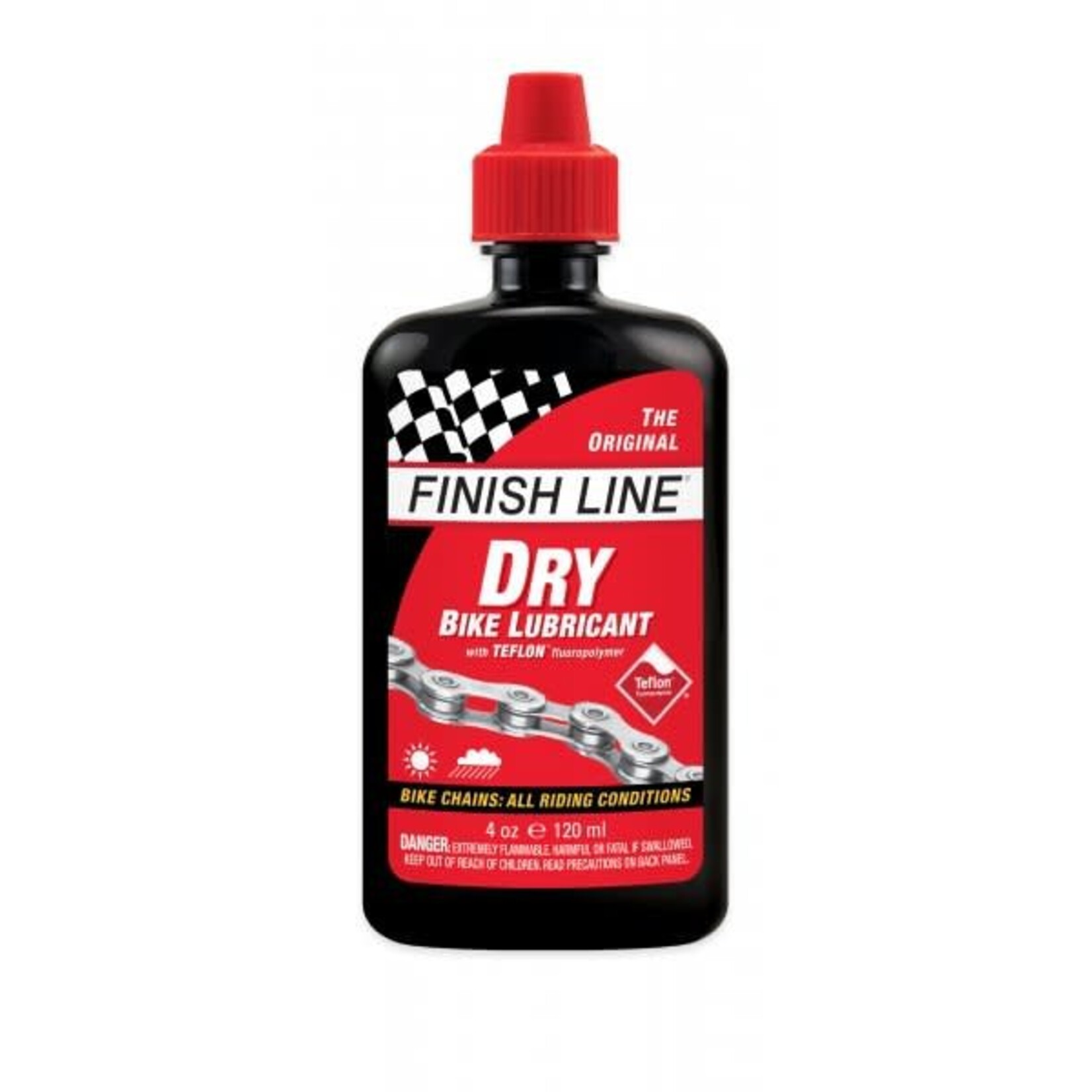 Finish Line Dry With Teflon Lube, 120ml