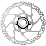 Shimano Deore SM-RT54-M Disc Brake Rotor - 180mm, Center Lock, For Resin Pads Only, External Lockring, Silver