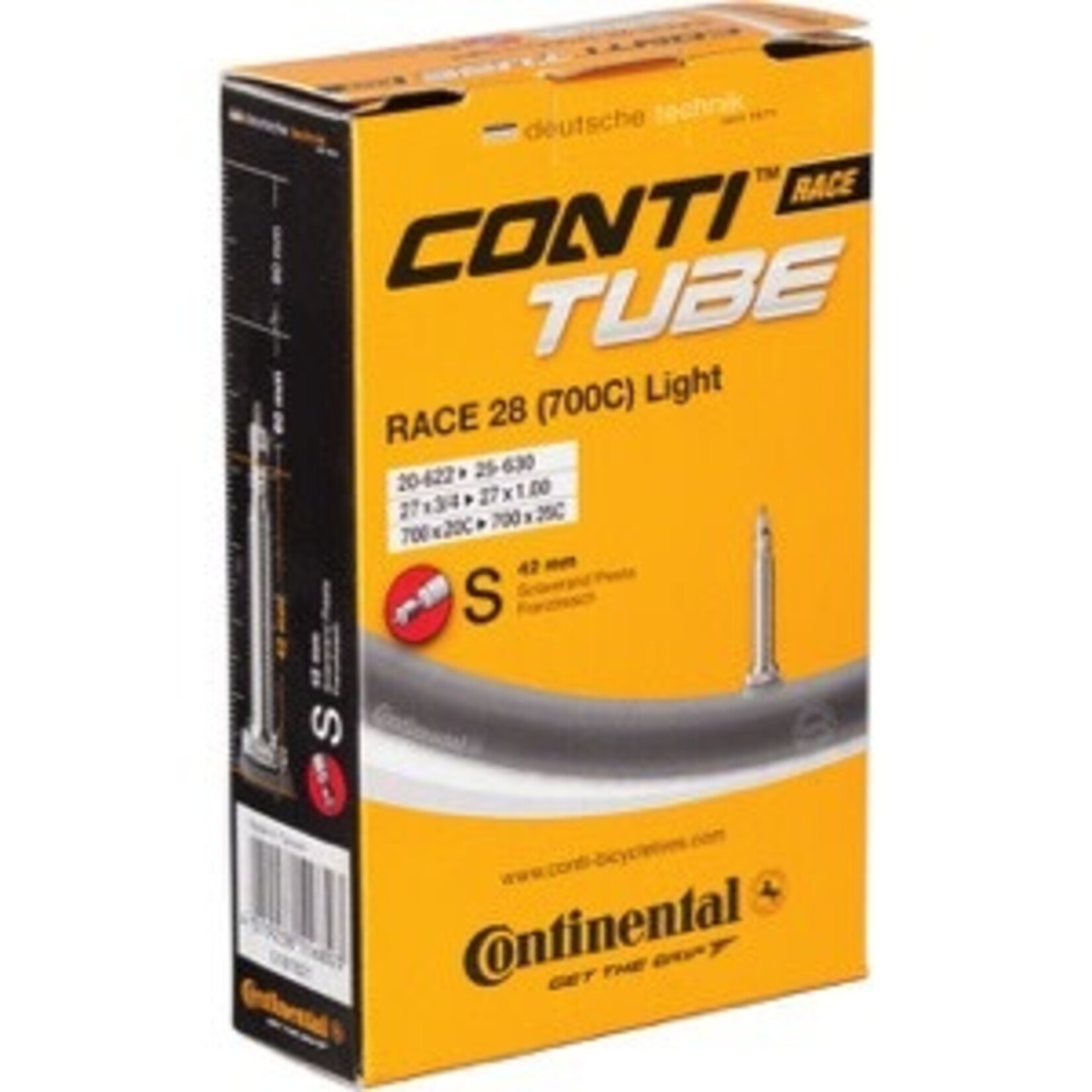 Continental Tube 700 x 20-25 - PV 60mm Light - 80g