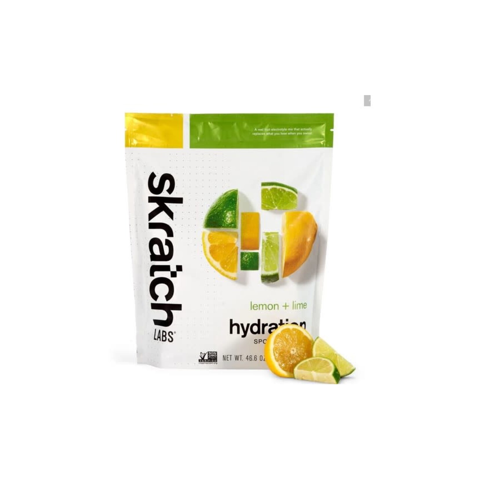 Skratch Labs Skratch Labs Sport Hydration Drink Mix - Lemon and Lime 60-Serving Resealable Pouch 1320g