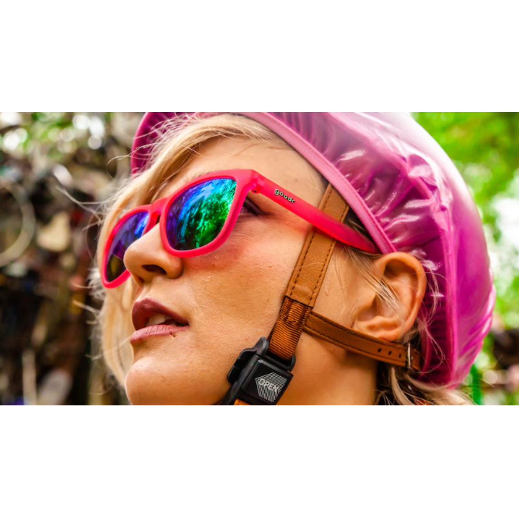 Goodr Sunglasses, Flamingos on a booze cruise