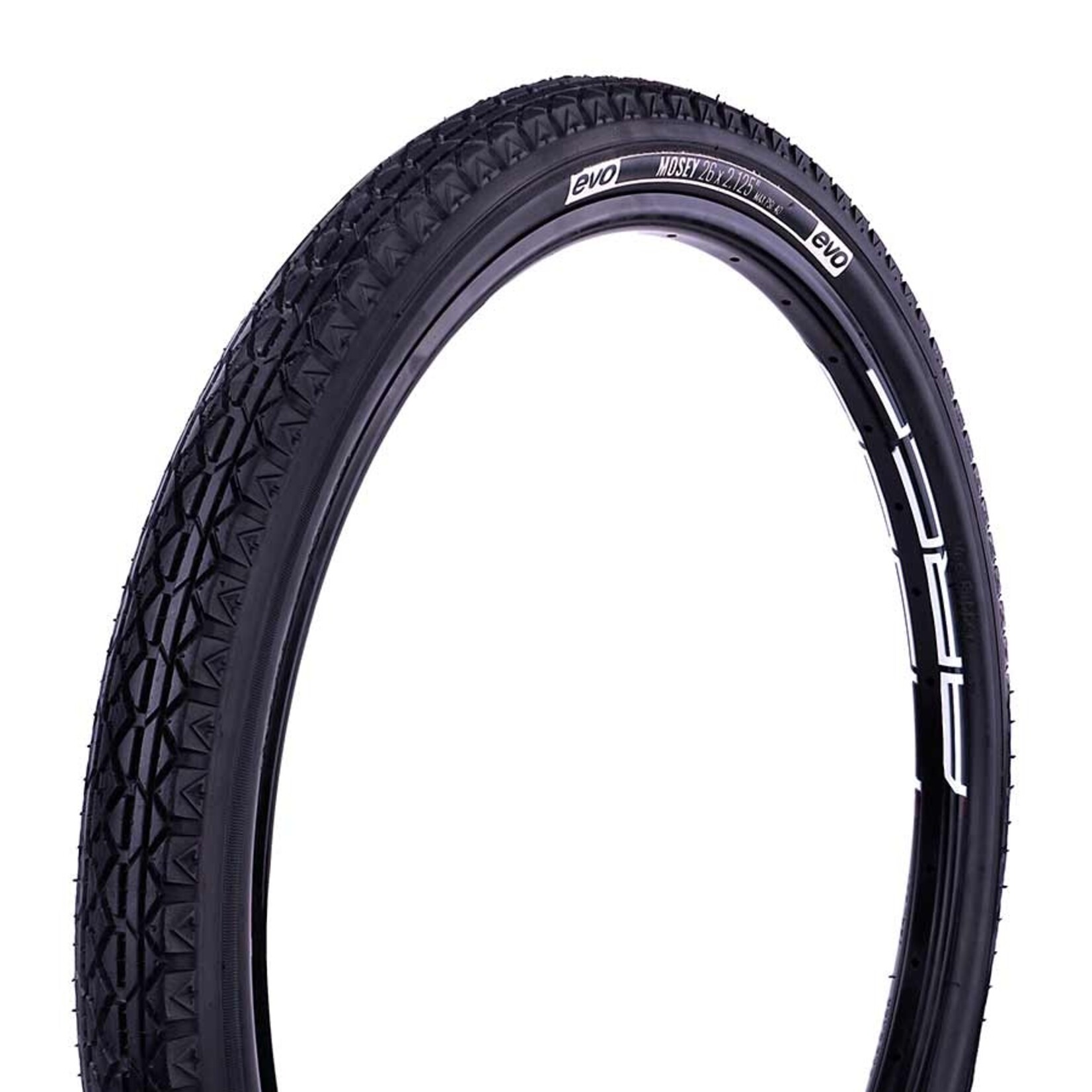 EVO EVO, Mosey, Tire, 26''x2.125, Wire, Clincher, Black