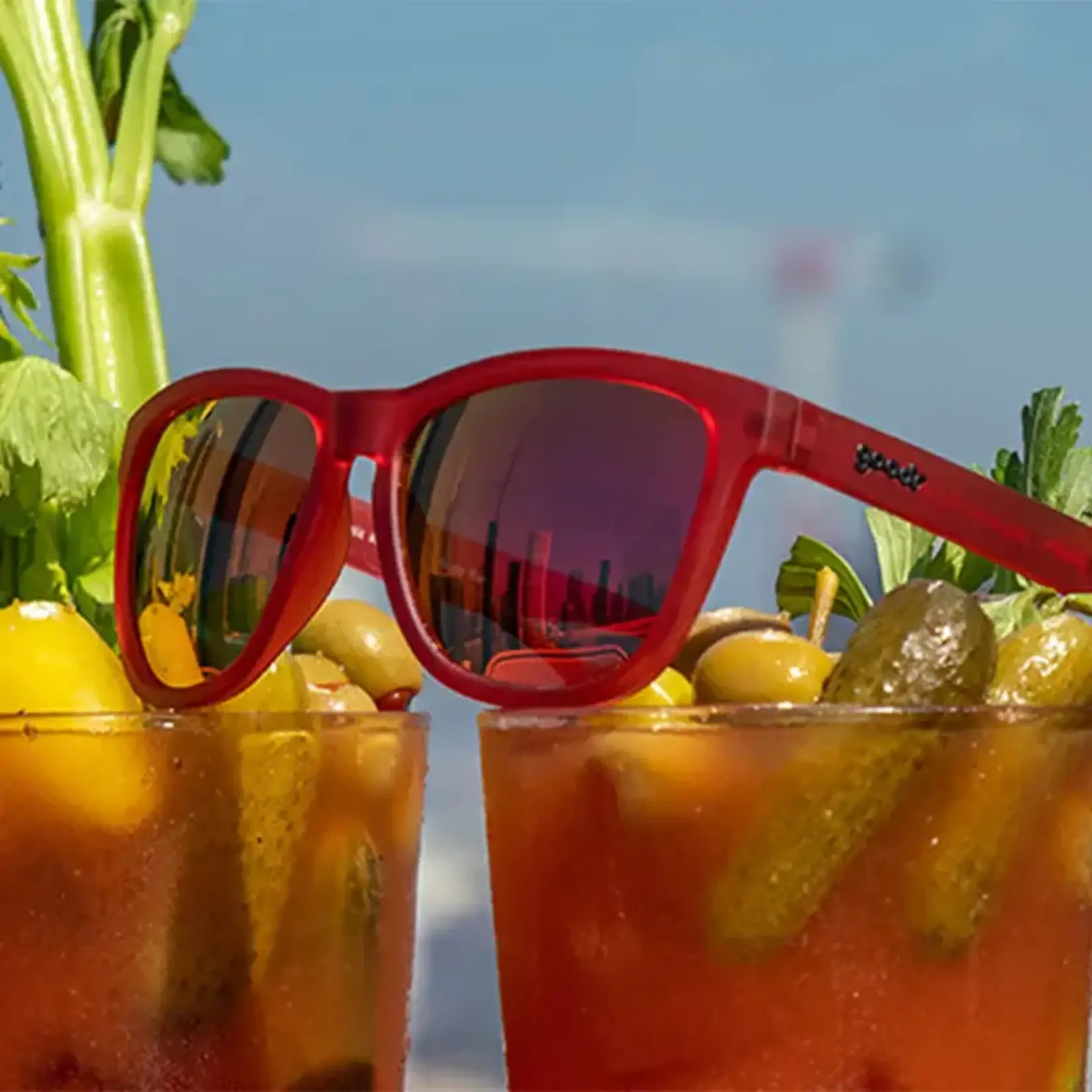 Goodr Sunglasses, Phoenix at a bloody mary bar