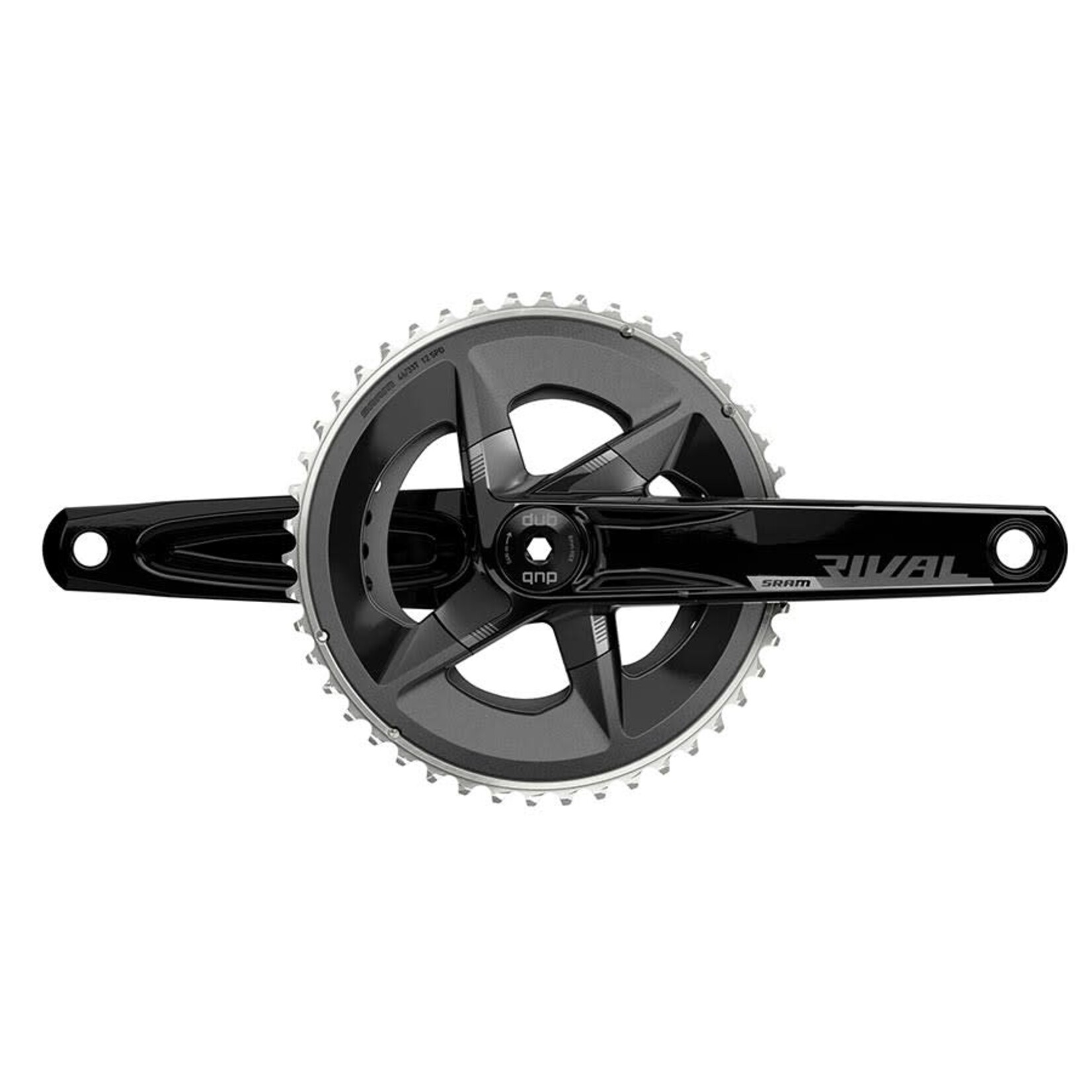 SRAM SRAM, Rival D1 2x, Crankset, Speed: 12, Spindle: 28.99mm, BCD: 107, 46/33, DUB, 170mm, Black, Road Disc