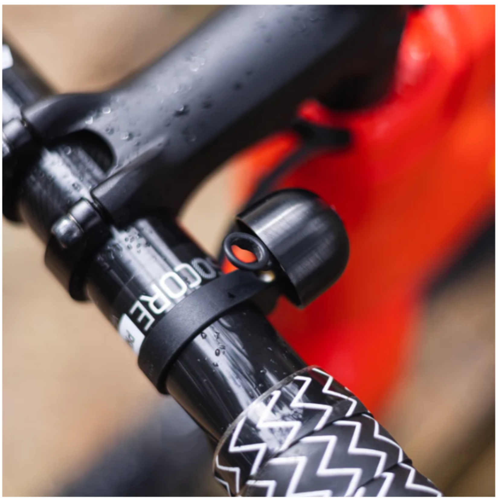 Spurcycle Spurcycle 31.8 Compact Bell - BLK+BLK
