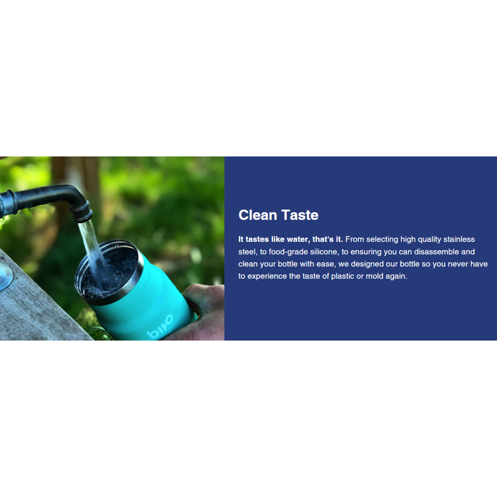Bivo Bivo Duo Stainless-steel Bottle - 25 oz